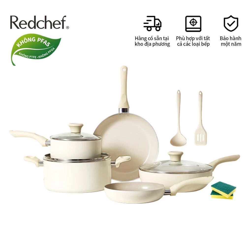 Redchef 12 Món Bộ Nồi Chảo Chống Dính